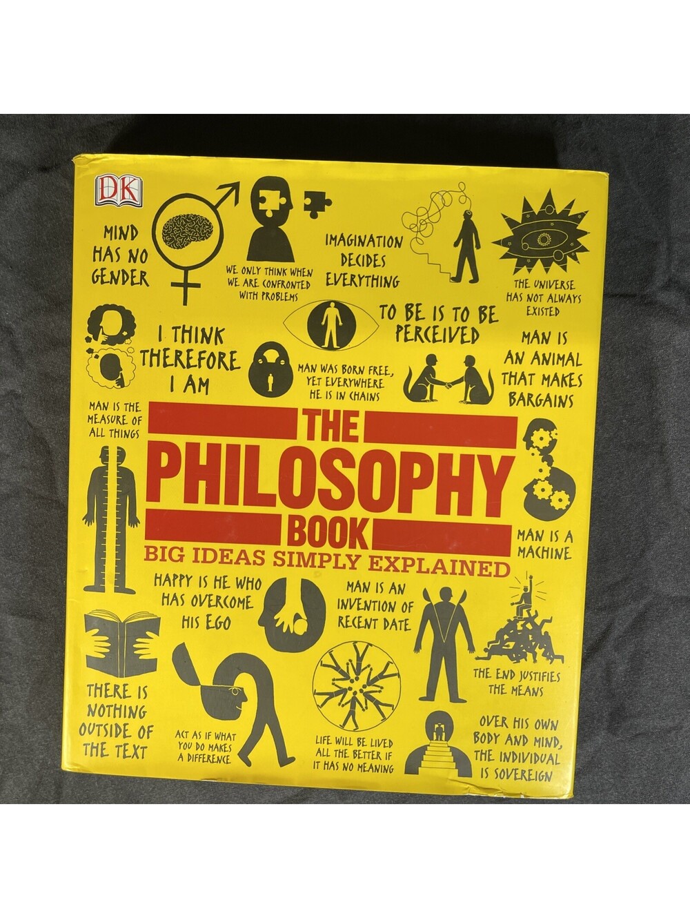 The Philosophy Book: Big Ideas Simply Explained - by Douglas Burnham- Hardcover